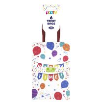 Party Time Treat Bags 6ct