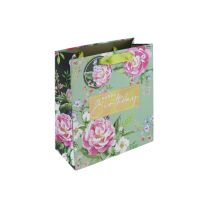 Floral Hbday Medium Gift Bag 6ct
