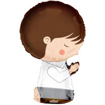 1st Communion Boy 28" Foil Balloon 