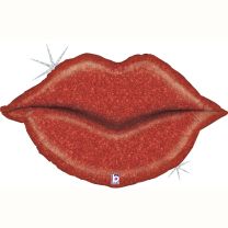 Giltter Lips 30" Foil Balloon