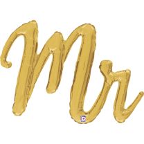 Mr (Script) 39" Air-Fill Foil Balloon