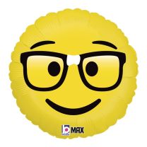 Emoji Nerd 18" Foil Balloon 