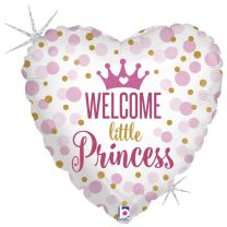 Welcome Little Princess 18" Foil Balloon