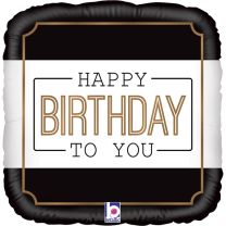 Classic Birthday 18" Foil Balloon