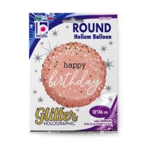 Happy Birthday Rose Gold Confetti 18