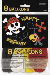 12'' Birthday Balloons Printed 1 Side