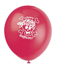 12'' Birthday Balloons Printed 1 Side