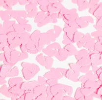 Table Confetti Pink Baby Feet - 14 Grams