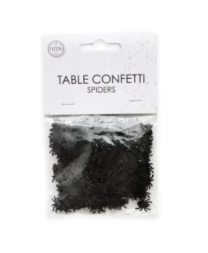 Table Confetti Halloween Black Spiders - 14 Grams