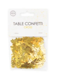 Table Confetti Gold Cross - 14 Grams