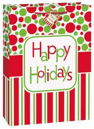 Happy Holidays Jumbo Gift Bag
