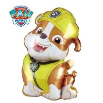 Paw Patrol Rubble Shape  24" Foil Balloon Unpackaged