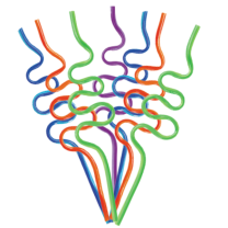 Squiggle Loop Reusable Straws 12ct