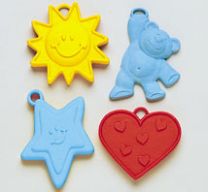 Plastic Balloon - Plastic Weight - 144 pcs. Bag