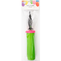 Double Action Green Hand Balloon Pump - Packaged 