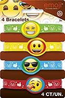 emoji Stretchy Bracelets - 4ct. - 12PK.