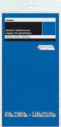 Royal Blue Plastic Tablecover 54"x108"