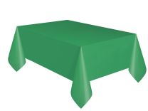 Emerald Green Plastic Tablecovers 54