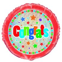 Congrats Prismatic 18" Foil Balloon