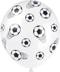 3-D Soccer 5CT 12" Latex Balloons