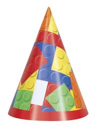 Party Hats - Building Blocks - 8ct. 12PK.