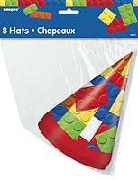 Party Hats - Building Blocks - 8ct. 12PK.