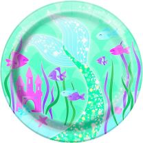 Mermaid 7" Plates 8ct