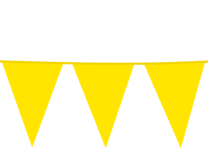 Yellow Giant Flag Banner Bunting PE 10M 