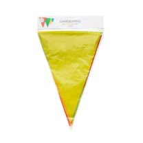 Multicolour Giant Flag Banner Bunting PE 10M 
