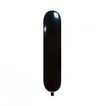 Black Standard Cattex 67" Giant Banner Latex Balloon 1Ct 