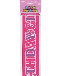 Birthday Girl Satin Sash 1CT. 24PK.