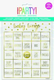 "Hello Baby" Gold Bingo Game