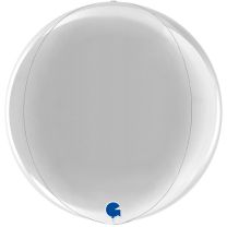 Silver 15" 4D Globe