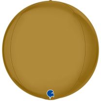 Satin Gold 15" 4D Globe