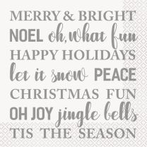 Silver and Gold Holiday Snowflakes Set