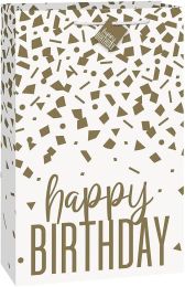 Gold Confetti Birthday Party X Large Gift Bag