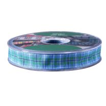 Douglas Satin Tartan Ribbon (15mm x 20m)