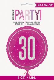 Pink/Silver Glitz 18