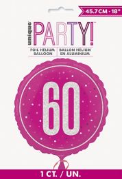 Pink/Silver Glitz 18