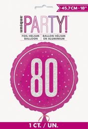 Pink/Silver Glitz 18