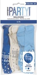 Blue/Silver Glitz 12