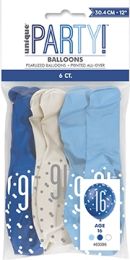 Blue/Silver Glitz 12