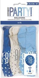 Blue/Silver Glitz 12