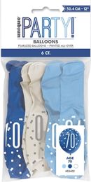 Blue/Silver Glitz 12