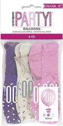 Pink/Silver Glitz 12