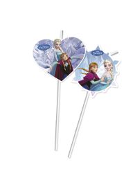 Frozen Ice Skating Straws 6CT.