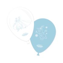 Frozen Ice Skating 9'' - Latex Balloons 8CT