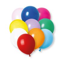 12" Assorted Colors Premium Latex Balloons 10ct