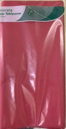 COMPOSTABLE FSC Paper Tablecover Red 1ct 