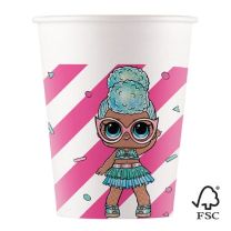 LOL Glitterati Paper Cups 200ml 8ct